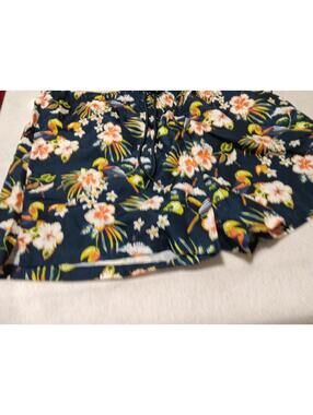 George Men's Floral Print Swim Trunks Size XL/2XL